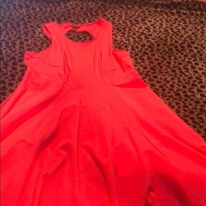 Coral Dress with pockets!
